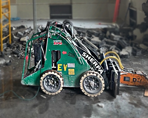 SHERPA equipment on site
